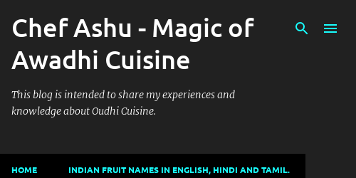 Chef Ashu