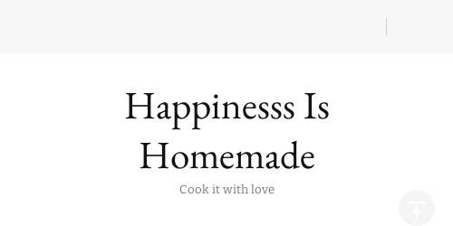 Happinesss Is Homemade