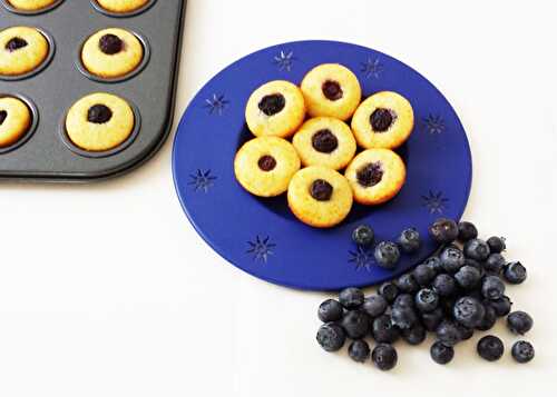 Mini Blueberry Yogurt Muffins