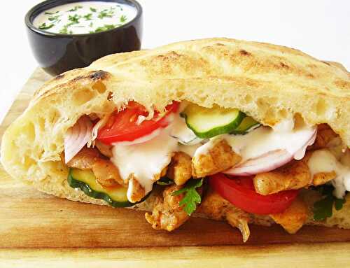Homemade Chicken Gyros