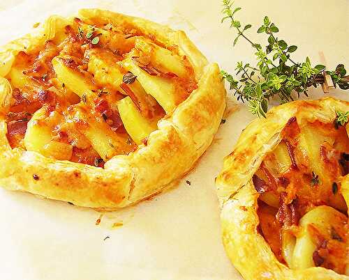 Two Rustic Potato and Thyme Galettes