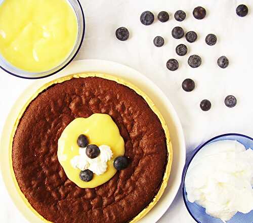 Brownie Pie with Pecans