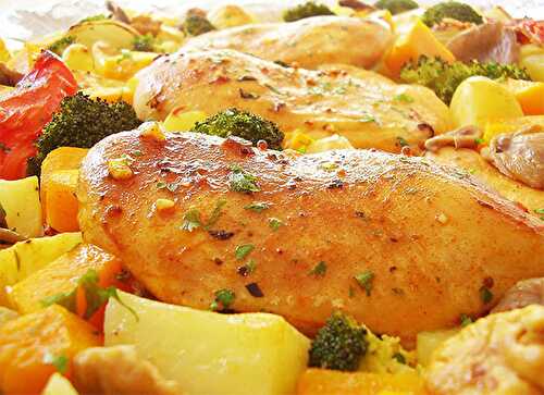 Sheet Pan Chicken with Harvest Vegetables