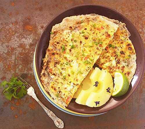 Stuffed Rice Paper Pancakes