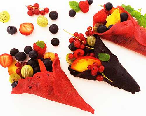 Forest Berries Crepes Salad