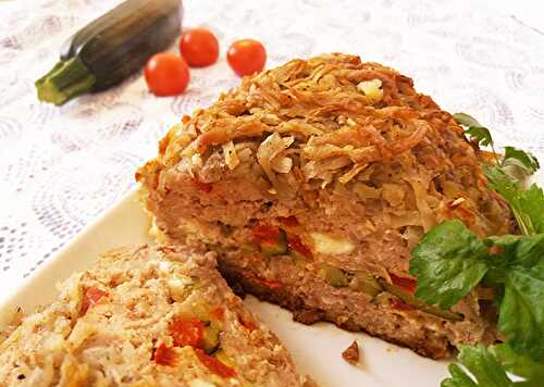 Potato-Crusted Mediterranean Meatloaf