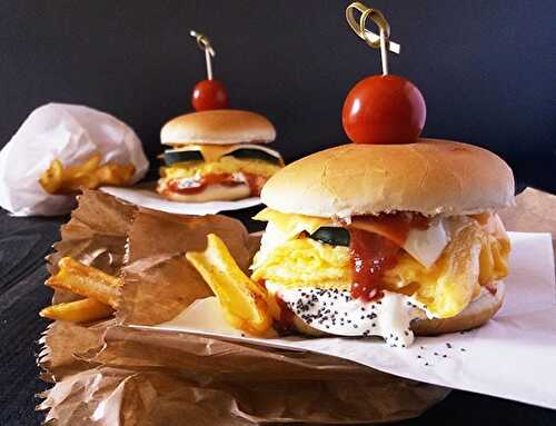 Scrambled Eggs Burger