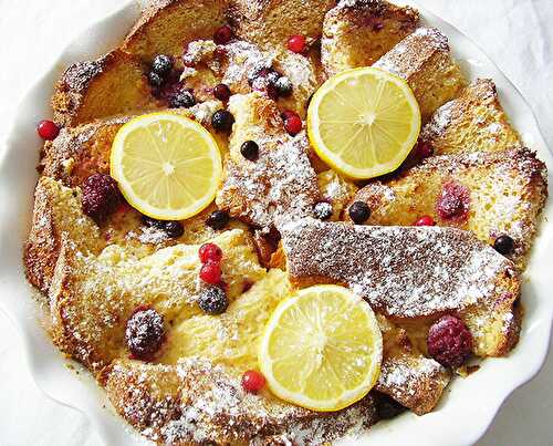 Panettone Leftovers Breakfast Bake