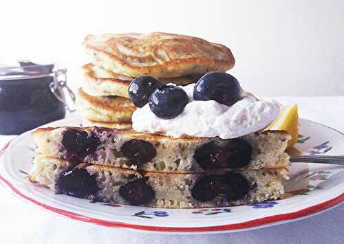 Blueberry Chia Pancakes