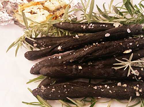 Italian Black Breadsticks from Scratch