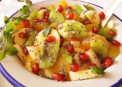 Winter Fruit Salad with Chia