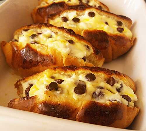 Cannoli Croissant Breakfast Bake Recipe