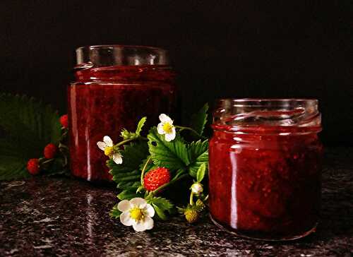 Wild Strawberry Jam without Pectin
