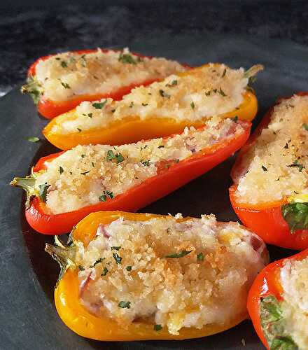 Baby Bell Pepper Poppers