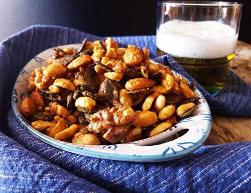 Hot and Spicy Beer Snack Mix