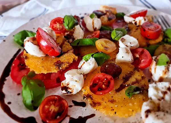 Caprese Polenta Salad