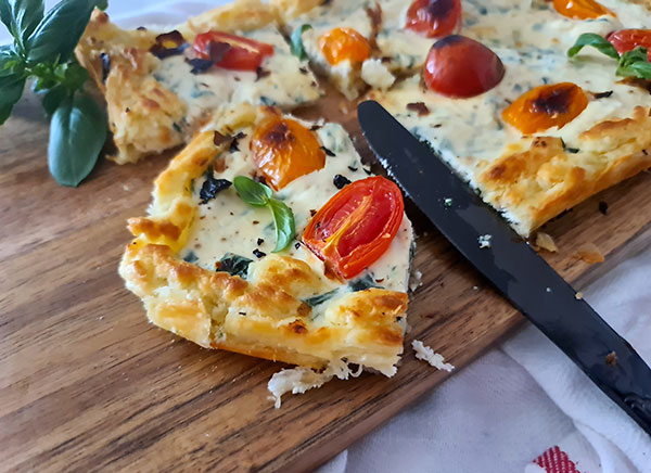 Heirloom Tomato Ricotta Tart