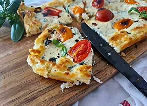 Heirloom Tomato Ricotta Tart