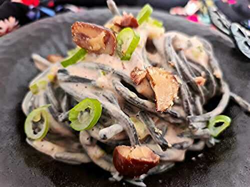 Creamy Chestnut Spaghetti