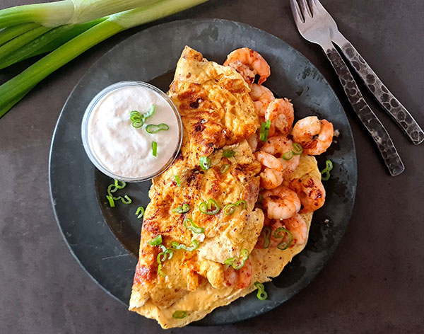 Shrimp Omelette