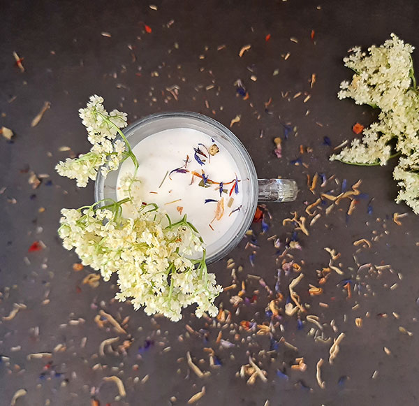 Elderflower Latte