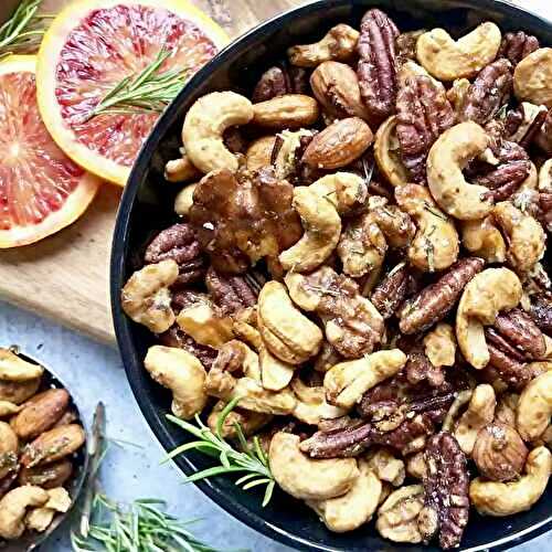 Roasted Mixed Nuts with Rosemary