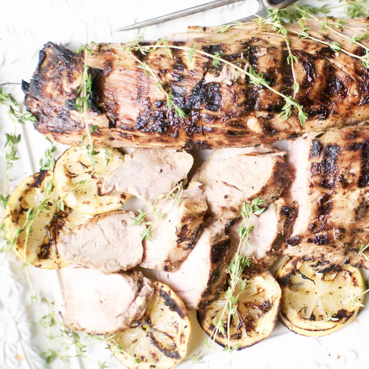 Herb Grilled Pork Tenderloin