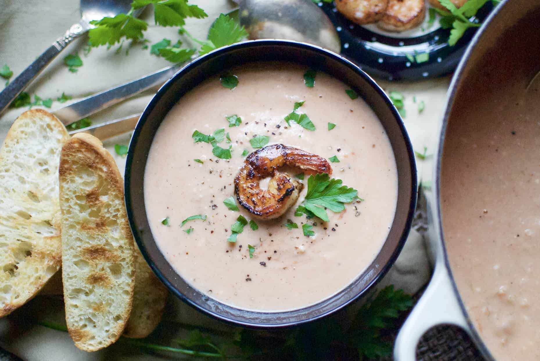 Ina garten's shrimp bisque