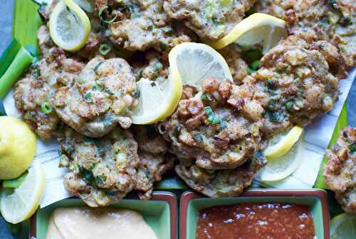 The best shrimp & zucchini fritters