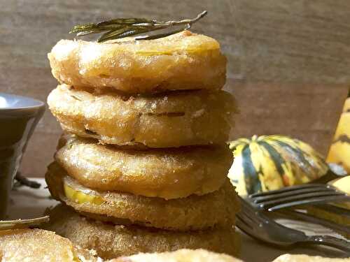 Crispy delicata squash rings