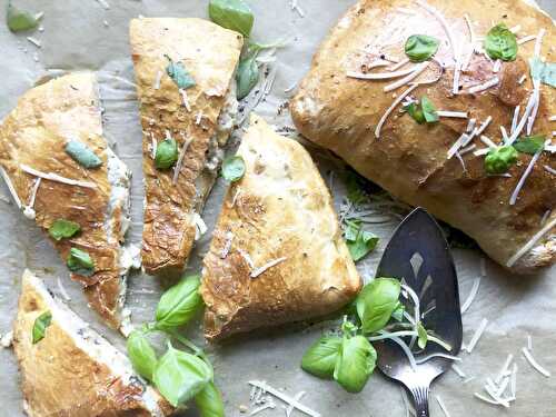 Chicken & mushroom calzones