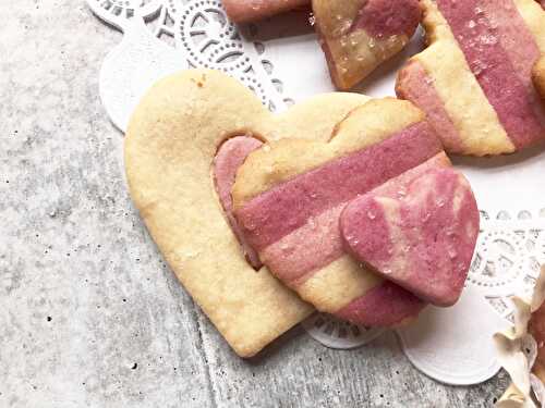 Heart cutout cookies