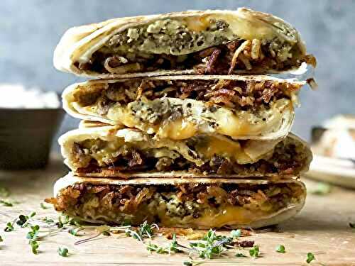 Homemade breakfast crunchwraps