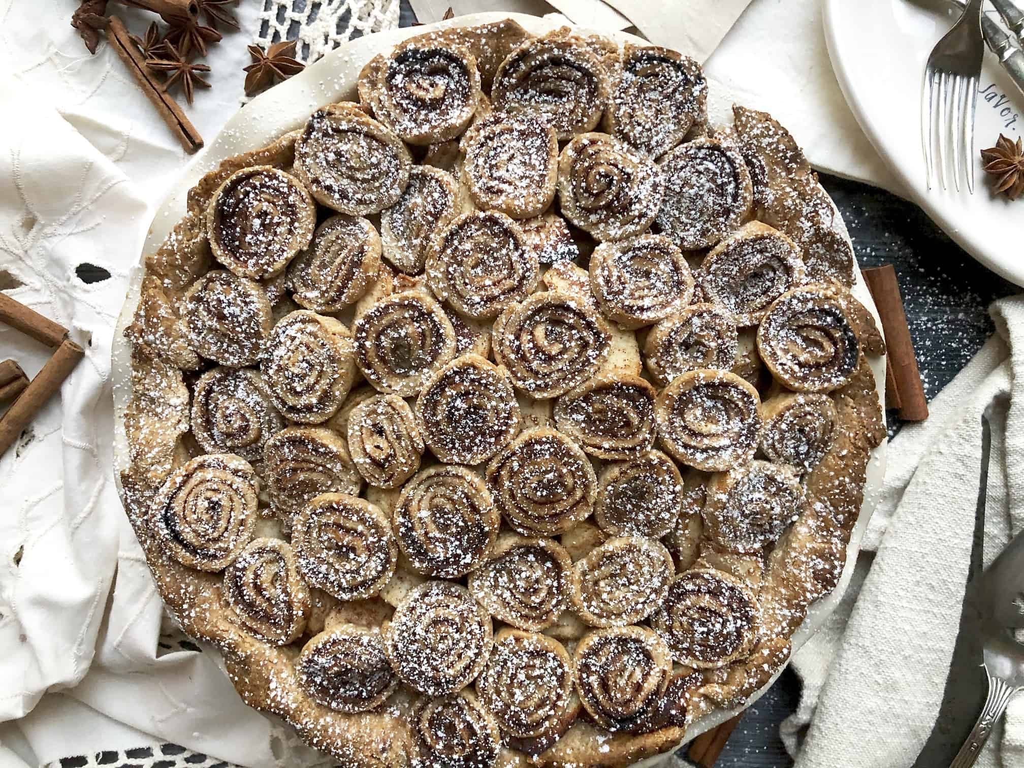 Cinnamon Swirl Apple Pie