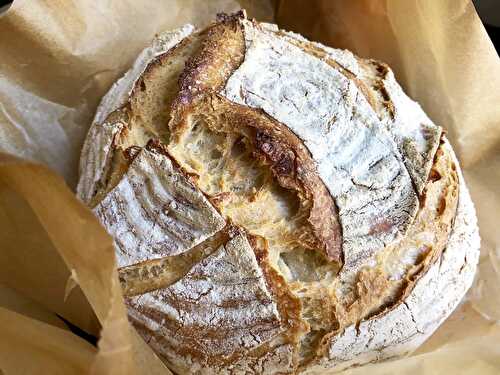 Quick & easy no-knead artisan bread