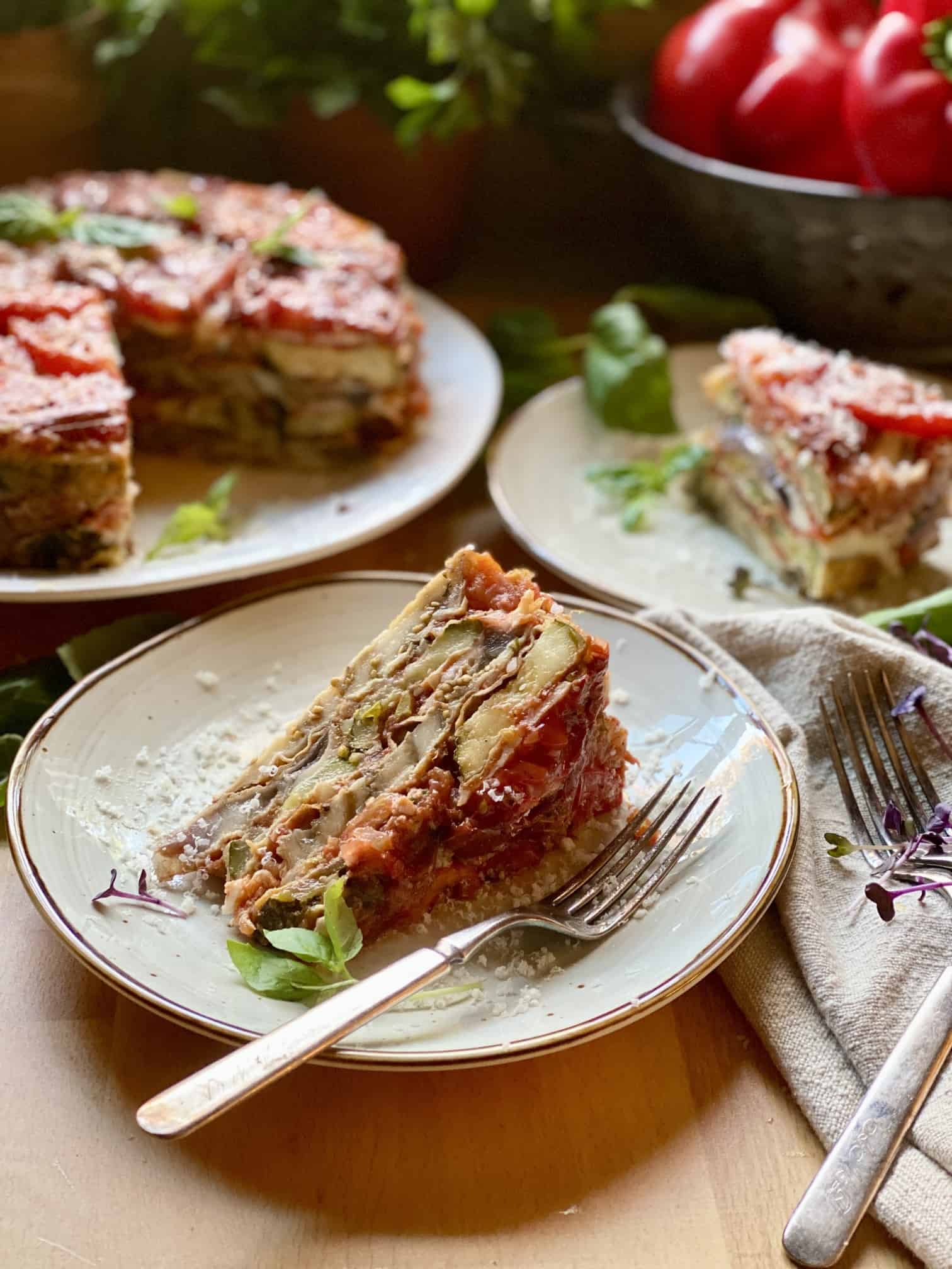 Veggie al forno with eggplant & zucchini