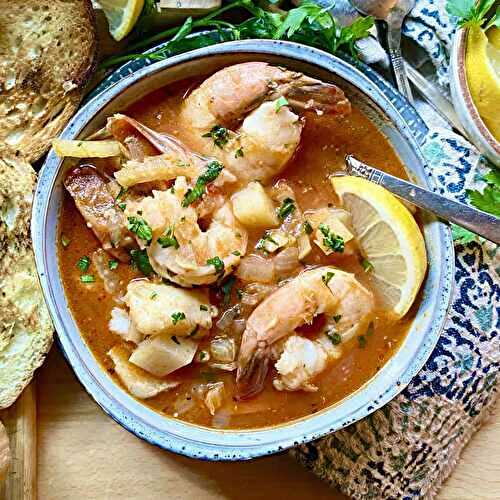 Seafood stew with fennel & tomatoes