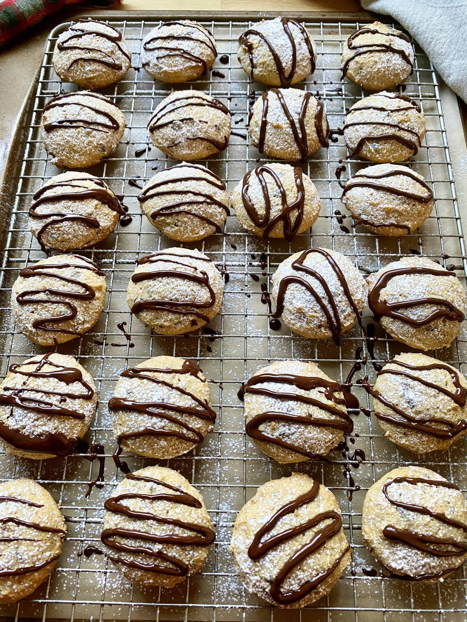 Fresh milled flour ricotta cannoli cookies