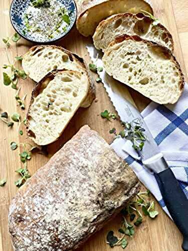 Quick & Easy Ciabatta Bread