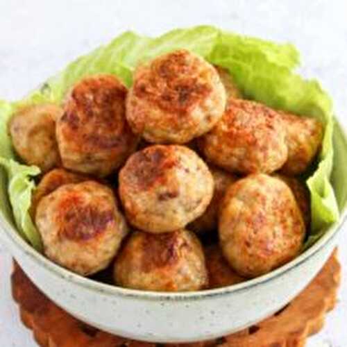 The only chicken meatballs recipe you will ever need