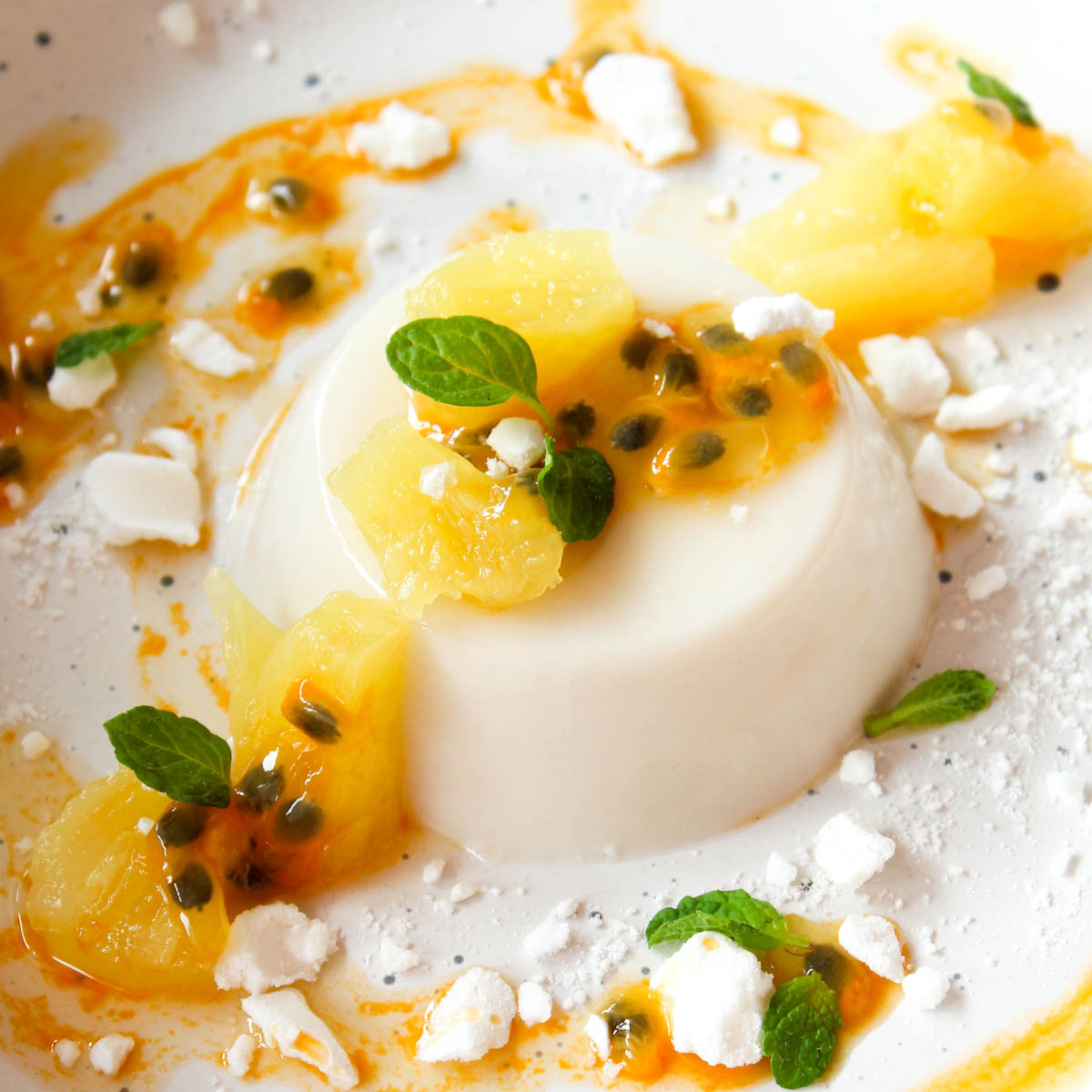 Coconut Panna Cotta - Gluten-Free