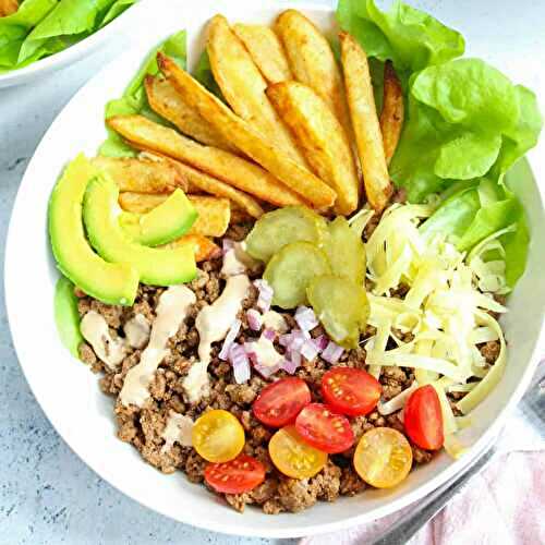 Easy Burger Bowl Recipe