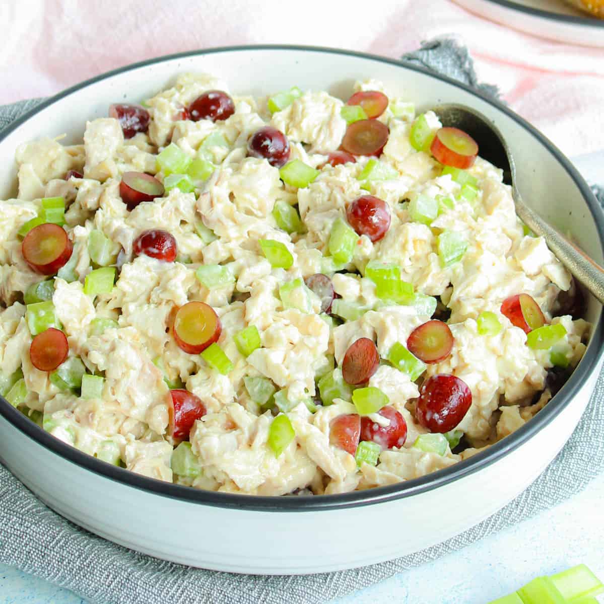 Easy rotisserie chicken salad