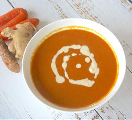 Carrot turmeric ginger soup