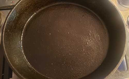 How to clean your Cast Iron Skillet
