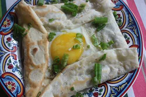 Spinach and Egg Crepe Pockets