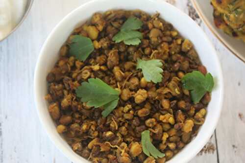 Sprouted Moong Beans Sabzi Gujarati Style