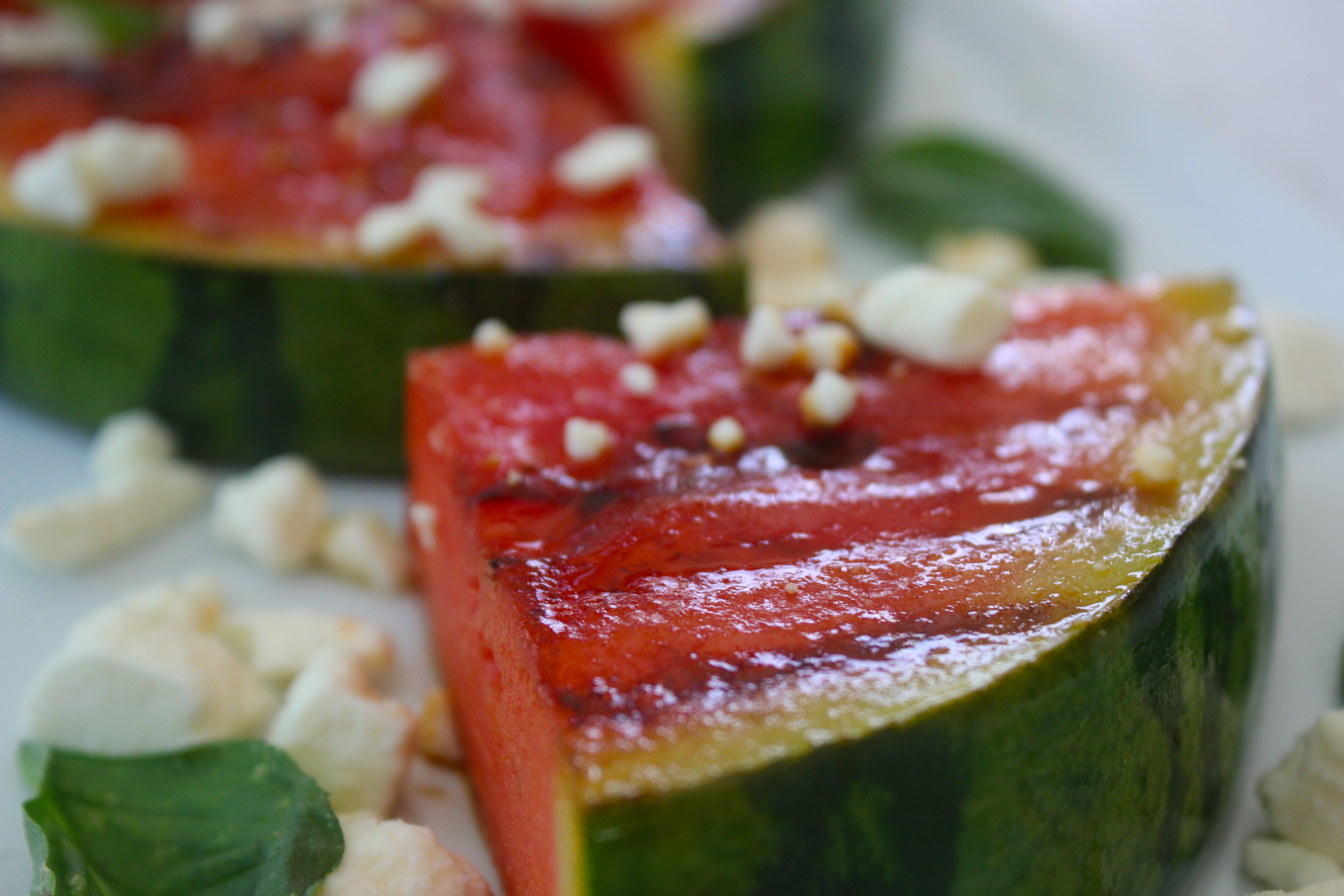 Grilled Watermelon with Feta