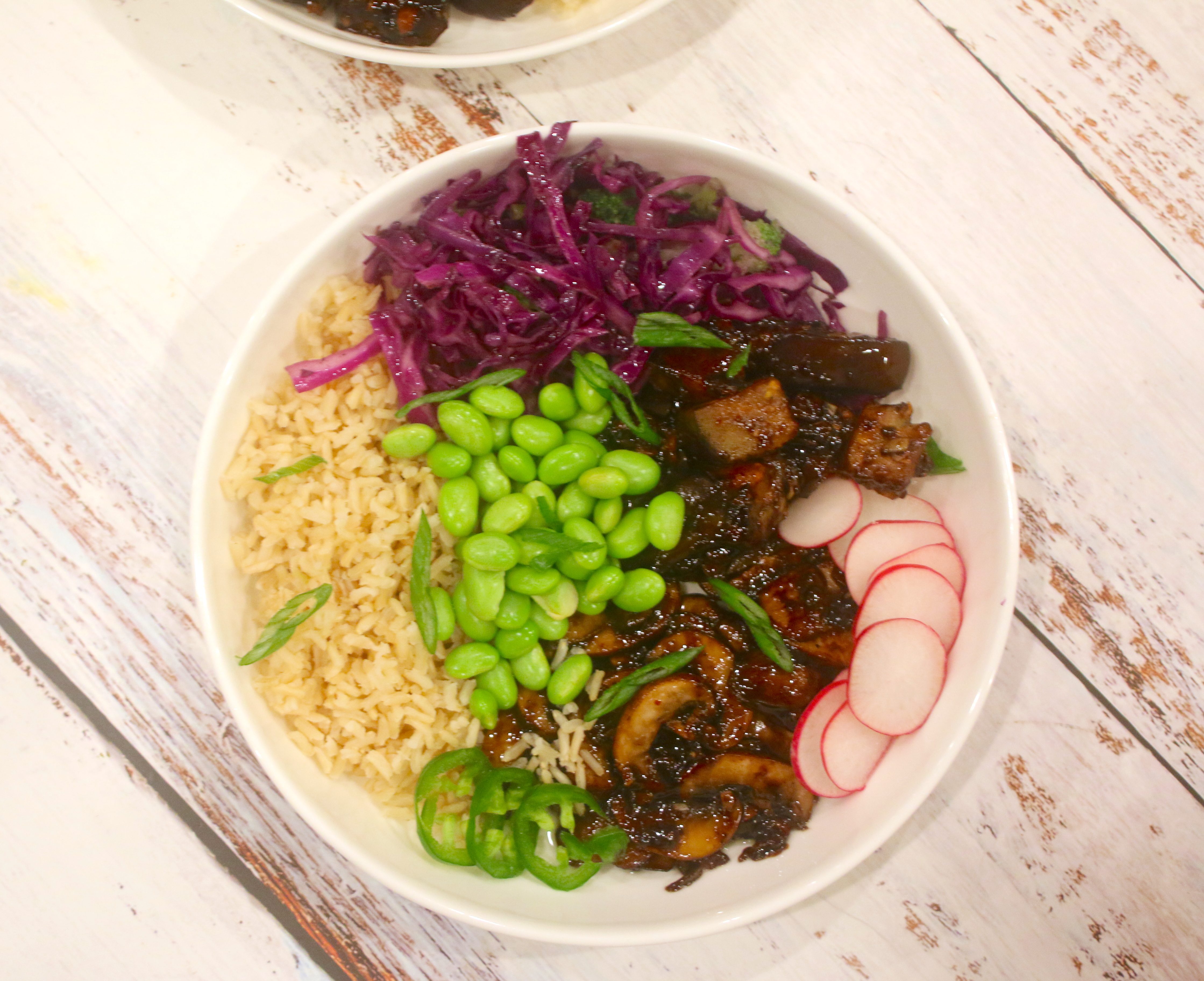 Rainbow Teriyaki Bowl