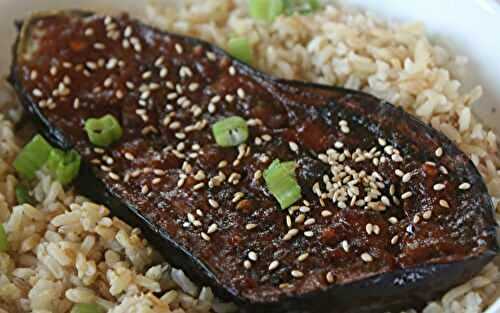 Miso Glazed Eggplant